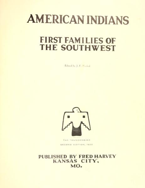 American Indians : first families of the Southwest — No identificado
