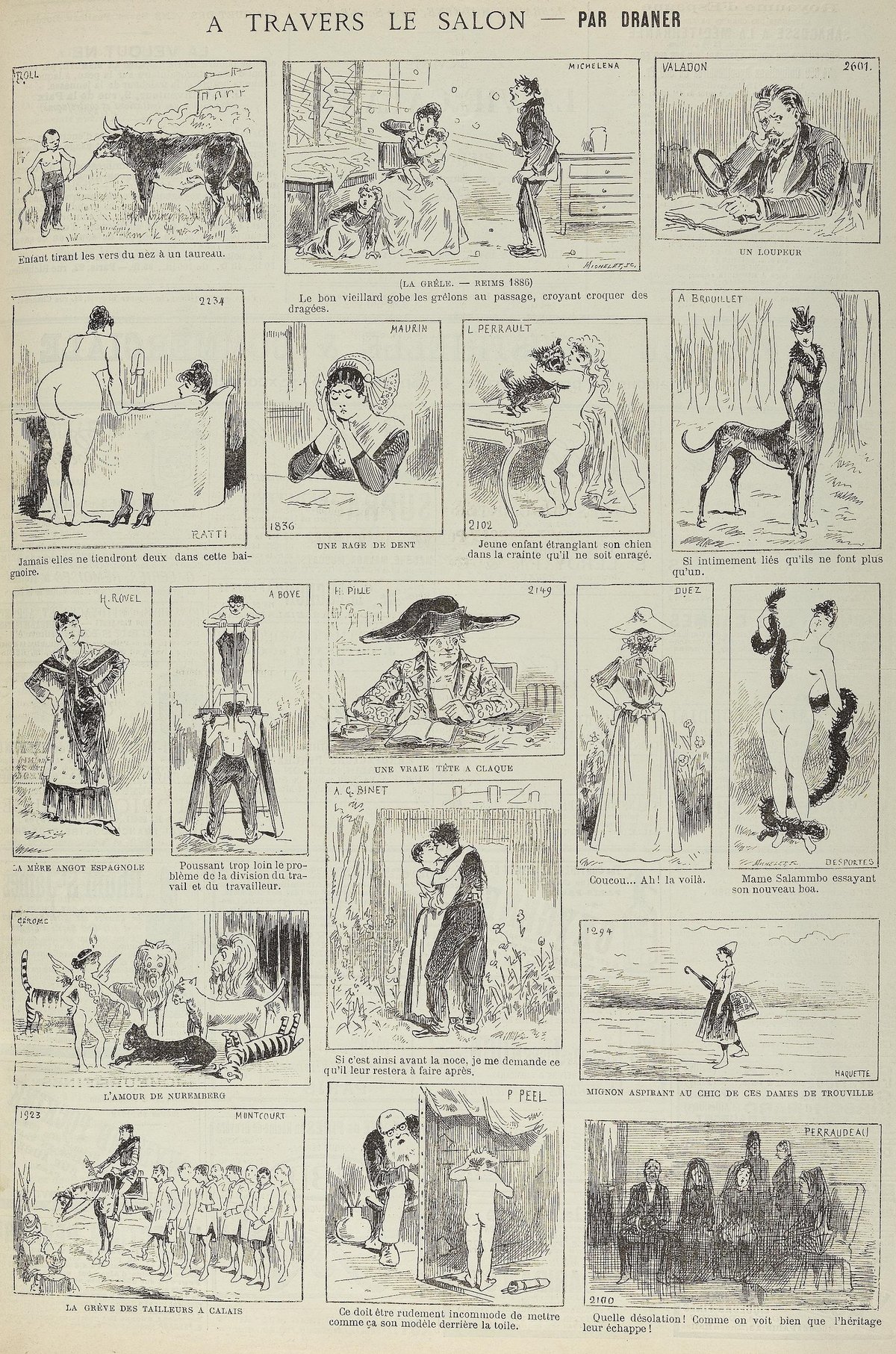A travers le Salon (Charivari, 1889 05 09)