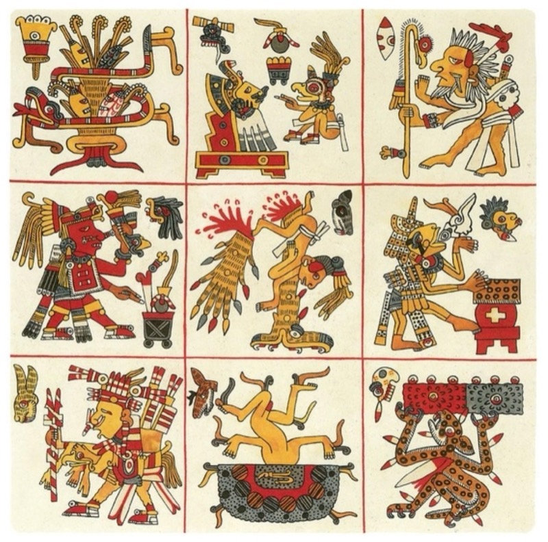 Códice Maya: Escenas Rituales y Mitológicas