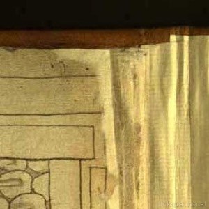 Detalle de un antiguo grabado arquitectónico