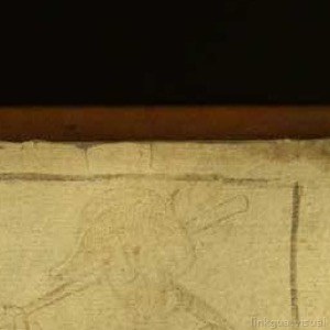 Boceto de figura humana con vestimenta antigua