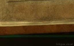 Detalle de página antigua con ilustración en sepia