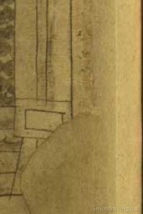 Fragmento de Grabado Antiguo con Elementos Arquitectónicos
