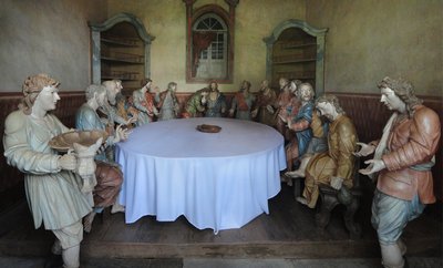 Aleijadinho - a última ceia - Santuário do Bom Jesus de Matosinhos - Congonhas — Antônio Francisco Lisboa "Aleijadinho"