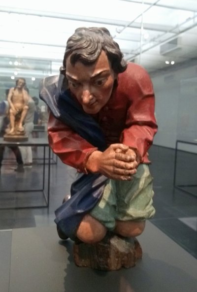 Aleijadinho - Figura de presépio (Pastor ajoelhado), 1775-90 — Antônio Francisco Lisboa "Aleijadinho"
