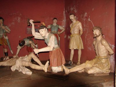 Escena de martirio en madera policromada — Antônio Francisco Lisboa "Aleijadinho"