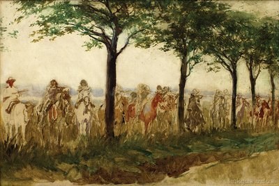 Menocal Caballer a Mambisa boceto — Armando Garcia Menocal