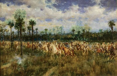 Menocal Carga al Machete Boceto — Armando Garcia Menocal