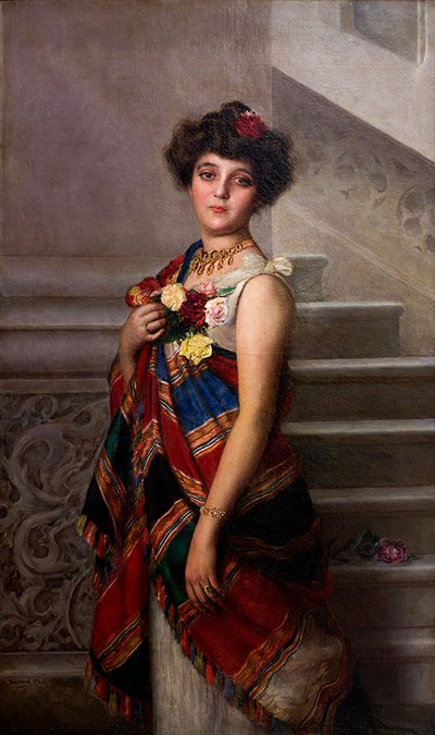 Menocal Retrato de Helena Herrera de Gum — Armando Garcia Menocal