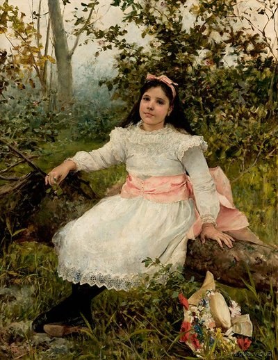 Menocal Retrato de Lily Hidalgo — Armando Garcia Menocal