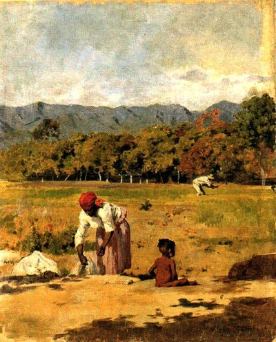 La joven madre — Arturo Michelena