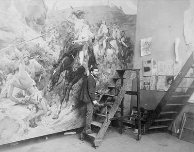In his studio WB version — Arturo Michelena