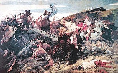 La Batalla de las Amazonas — Arturo Michelena