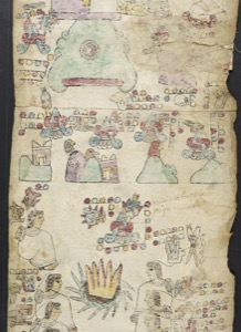 Códice Mexica — Con escenas y figuras mitológicas — Anónimo mixteco