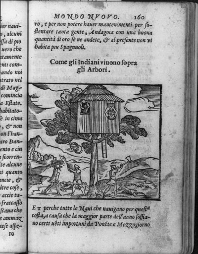 Come gli Indiani viuono sopra gli arbori LCCN2003663644 — Girolamo Benzoni
