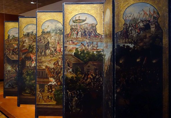 Mexicanos del período colonial — Biombos Mexicanos del Periodo Colonial