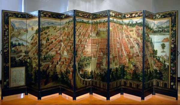Mexicanos del período colonial — Biombos Mexicanos del Periodo Colonial
