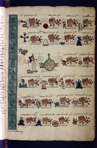 Códice Maya — Con Glifos y Figuras — Anónimo mixteco