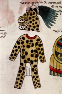 Indumentaria guerrera azteca: jaguar — Anónimo mixteco