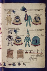 Códice de vestimentas y ofrendas mexicas — Anónimo mixteco