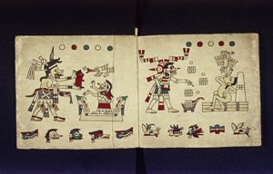Códices Bodleian Library: Escenas de rituales y deidades aztecas — Tlacuilo anónimo, tradición mixteca