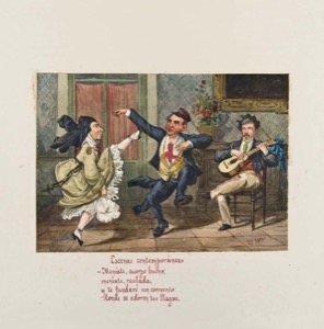 Escenas Contemporáneas: "Rompete", "Cúpele", "Rompete", "Cúpele" — Valeriano y Gustavo Adolfo Bécquer
