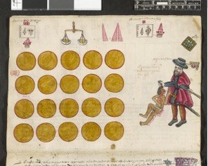 Códice de tributos aztecas y cobrador