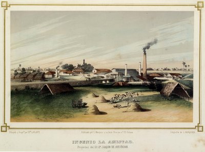 Ingenio la Amistad: estampa de la industria azucarera cubana a mediados del siglo XIX — No identificado