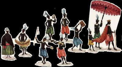 Riscos iluminados de figurinhos de brancos e negros dos uzos do Rio de Janeyro, lámina — Carlos Julião