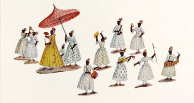 Riscos iluminados de figurinhos de brancos e negros dos uzos do Rio de Janeyro, lámina — Carlos Julião