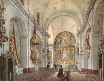Iglesia del Pilar - Buenos Aires, según Pellegrini