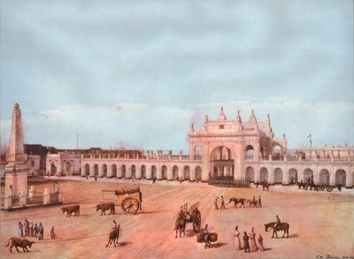Recova vieja y pirámide — Charles Henri Pellegrini