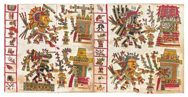 Códice Cospi — Anónimo tlacuilo, tradición mixteca-puebla