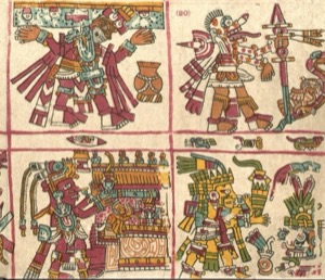 Códice Maya: — Escenas Ceremoniales y Mitológicas — Tlacuilo anónimo, tradición mixteca-puebla (Códice Vaticanus B)
