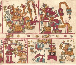 Códice Vaticano — B Loubat 300Dpi Vaticano B, lámina — Tlacuilo anónimo, tradición mixteca-puebla (Códice Vaticanus B)