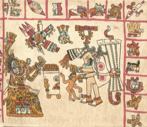 Códice Vaticano — B Loubat 300Dpi Vaticano B, lámina — Tlacuilo anónimo, tradición mixteca-puebla (Códice Vaticanus B)
