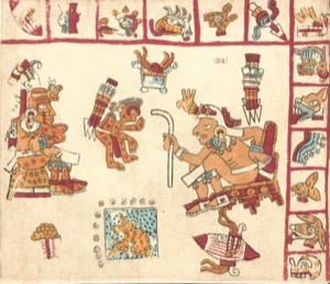 Códice Maya: — Escenas de rituales y deidades — Tlacuilo anónimo, tradición mixteca-puebla (Códice Vaticanus B)