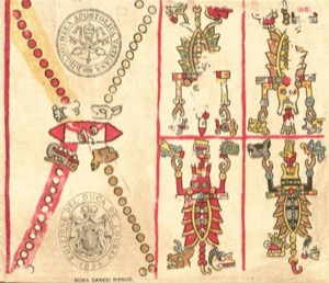 Códice Vaticano — B: Láminas con deidades y símbolos mexicas — Tlacuilo anónimo, tradición mixteca-puebla (Códice Vaticanus B)