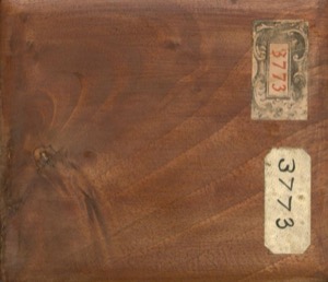 Etiquetas de inventario sobre madera con el número — Tlacuilo anónimo, tradición mixteca-puebla (Códice Vaticanus B)