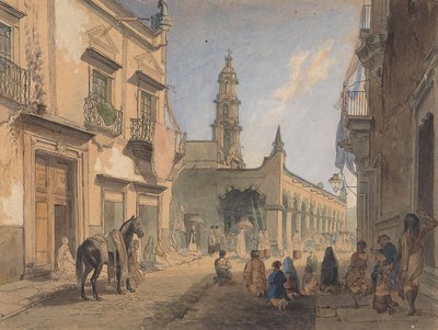 Mexican Street Scene - Aquas Caliente — Daniel Thomas Egerton
