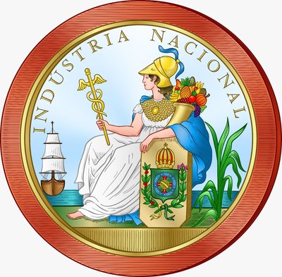 Emblema de la Sociedad Auxiliadora da Indústria Nacional (Brasil) — Jean-Baptiste Debret