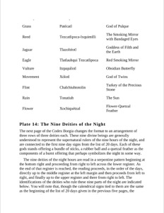 Dover borgia pagina, nº 25 — Anónimo mesoamericano