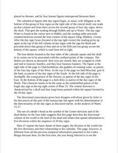 Dover borgia pagina, nº 35 — Anónimo mesoamericano