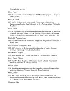 Dover borgia pagina, nº 65 — Anónimo mesoamericano