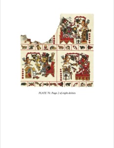 Dover borgia pagina, nº 70 — Anónimo mesoamericano
