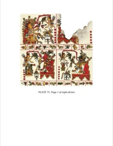 Dover borgia pagina, nº 71 — Anónimo mesoamericano