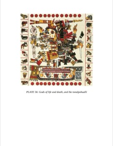 Deidad azteca de la vida y la muerte — Anónimo mesoamericano
