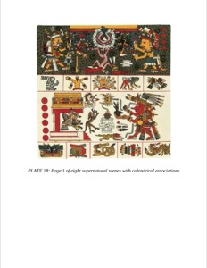 Escenas sobrenaturales con asociaciones calendáricas — Anónimo mesoamericano