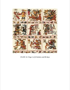 Dover borgia pagina, nº 130 — Anónimo mesoamericano