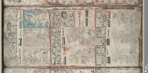 Páginas del Códice de Dresde con jeroglíficos mayas — Anónimo maya